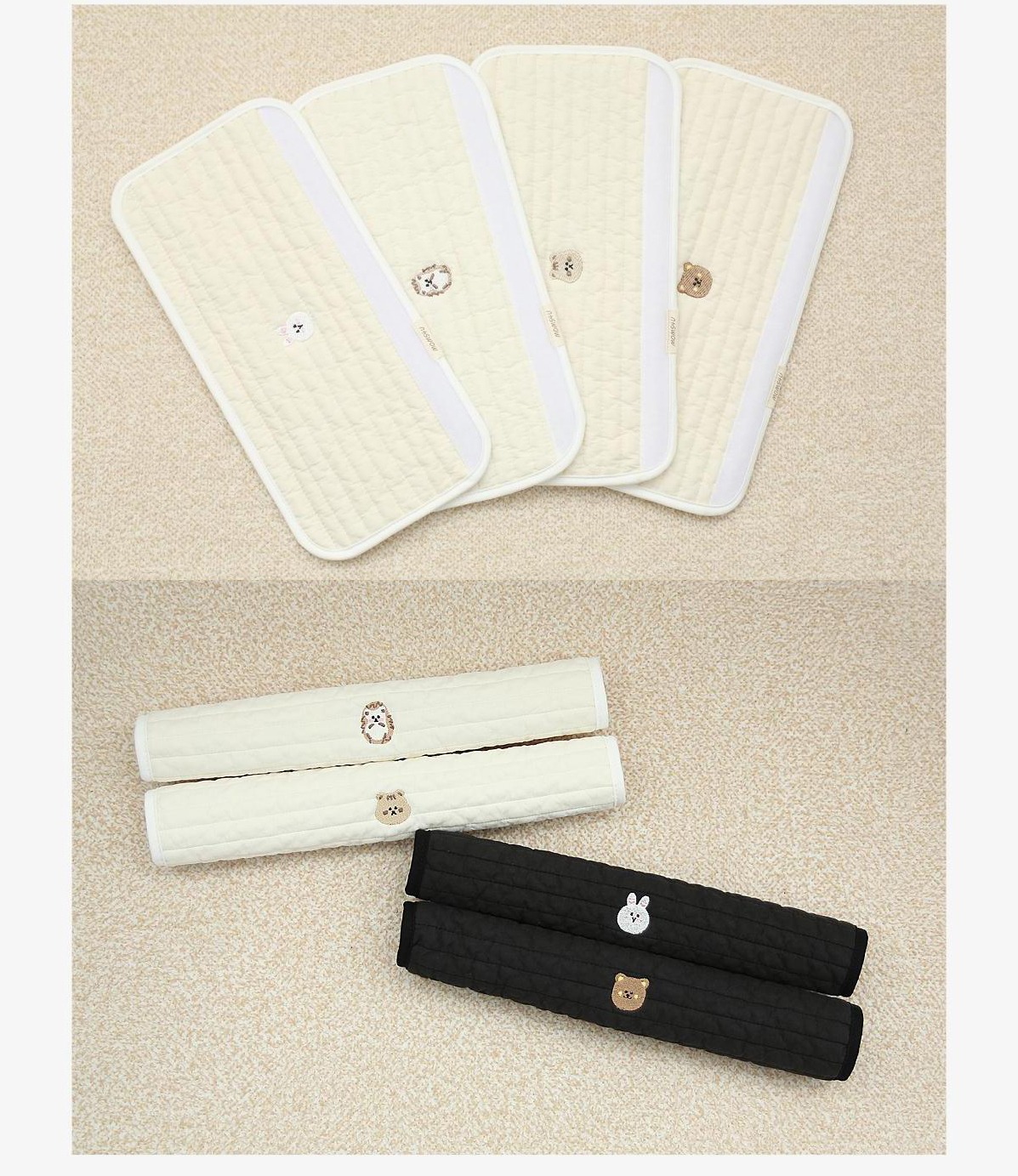 벨크로 탈부착 방식과 T안전바 제한