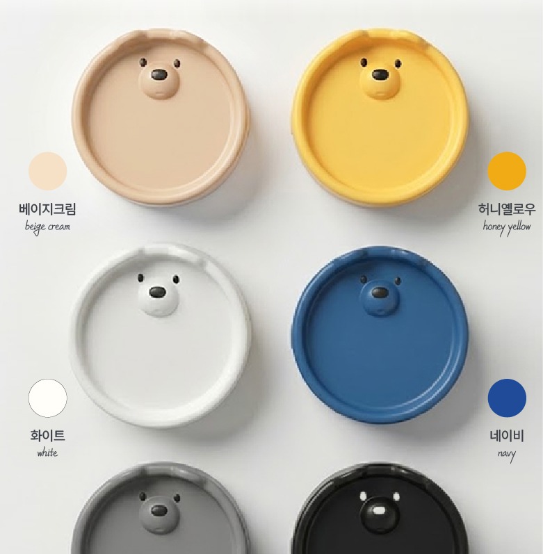 화이트와 밝은 계열 색상 이미지