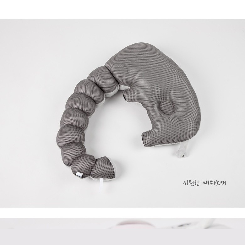아꼬모베베 애착 필로우 뒷면 소재 안내