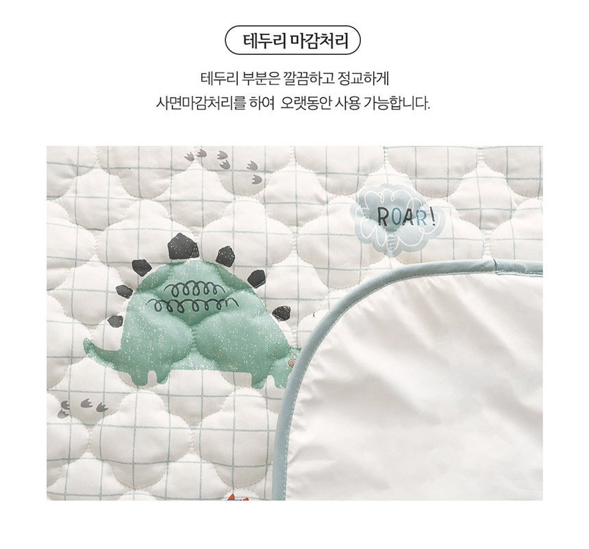 누비 패드 테두리 마감 이미지