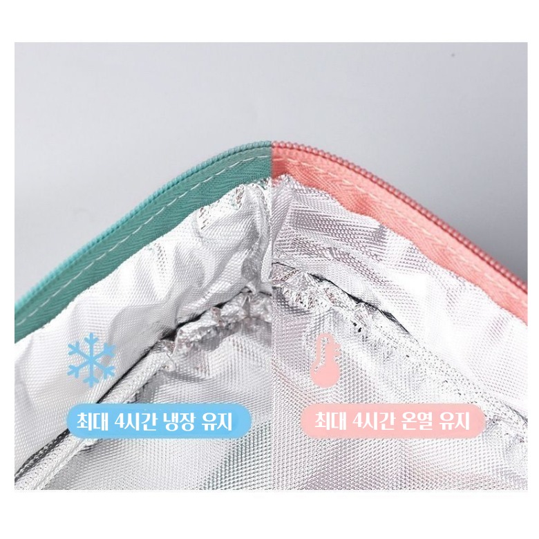 카네츠 PVC 비비드 런치백 외형