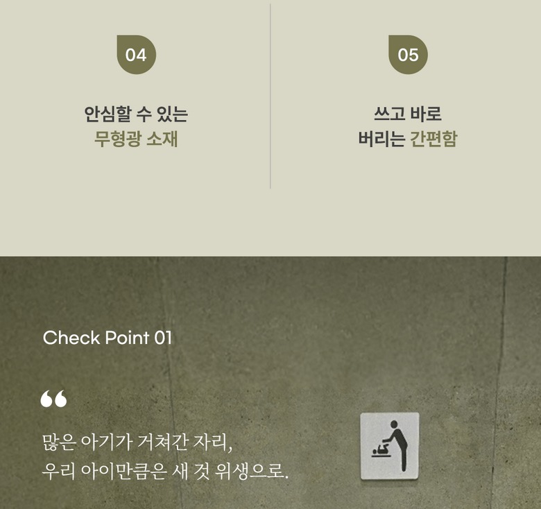 제품 흡수 구조 안내 화면