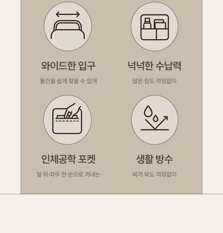 가로 36cm 세로 41cm 폭 22cm 치수 안내 이미지